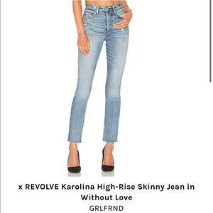 x REVOLVE Karolina High-Rise Skinny Jean in Without Love